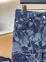 LOUIS VUITTON floral embroidered letter shorts - Image 8