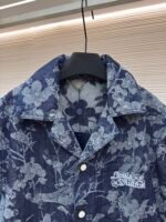 LOUIS VUITTON floral embroidered letter short sleeved shirt - Image 9