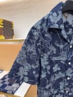 LOUIS VUITTON floral embroidered letter short sleeved shirt - Image 8