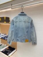 LOUIS VUITTON adhesive letter denim jacket - Image 2