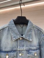 LOUIS VUITTON adhesive letter denim jacket - Image 3
