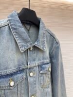 LOUIS VUITTON adhesive letter denim jacket - Image 8