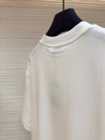 LOUIS VUITTON Decorative Details Beads Woolen Short Sleeves - Image 5