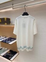 LOUIS VUITTON Decorative Details Beads Woolen Short Sleeves - Image 2