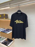 LOUIS VUITTON Lafite Grass Letter Embroidered Short Sleeve