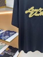 LOUIS VUITTON Lafite Grass Letter Embroidered Short Sleeve - Image 5