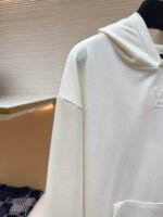 LOUIS VUITTON logo embossed hoodie - Image 8