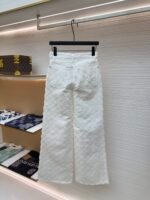LOUIS VUITTON 3D embossed jacquard denim jeans - Image 2