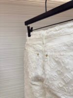 LOUIS VUITTON 3D embossed jacquard denim jeans - Image 3