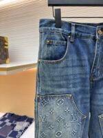 LOUIS VUITTON embossed workwear jeans - Image 8