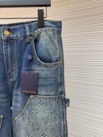 LOUIS VUITTON embossed workwear jeans - Image 7