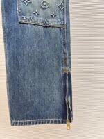 LOUIS VUITTON embossed workwear jeans - Image 5