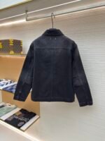LOUIS VUITTON embossed denim jacket - Image 2