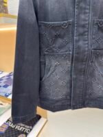 LOUIS VUITTON embossed denim jacket - Image 6