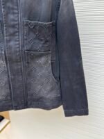 LOUIS VUITTON embossed denim jacket - Image 5