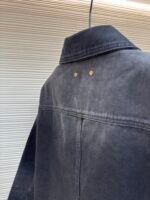 LOUIS VUITTON embossed denim jacket - Image 3