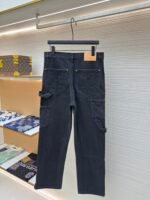 LOUIS VUITTON embossed workwear jeans - Image 2