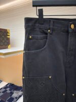 LOUIS VUITTON embossed workwear jeans - Image 5
