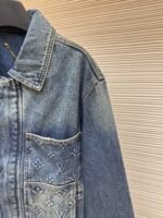 LOUIS VUITTON embossed pocket denim jacket - Image 7