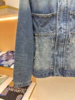 LOUIS VUITTON embossed pocket denim jacket - Image 6