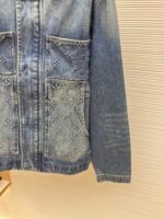 LOUIS VUITTON embossed pocket denim jacket - Image 5