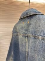LOUIS VUITTON embossed pocket denim jacket - Image 3