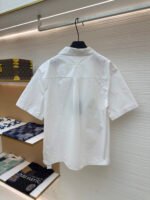 LOUISHUITTON single breasted embossed short sleeved shirt - Image 2