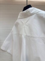 LOUISHUITTON single breasted embossed short sleeved shirt - Image 3
