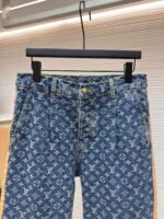 LOUIS VUITTON Jacquard Full Print Seam Edge Jeans - Image 9