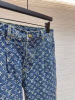 LOUIS VUITTON Jacquard Full Print Seam Edge Jeans - Image 4