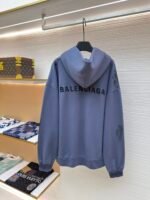 Balenciaga vintage embroidered zipper hooded sweatshirt - Image 2