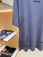 Balenciaga Ink Used Embroidered Short Sleeves - Image 6