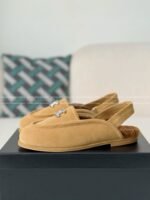 Chanel 25A Flat-Soled Pull-On Furry Shoes - Image 2