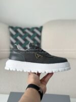 Prada Thick Sole Leather Shoes - Image 12