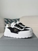 Prada Thick Sole Leather Shoes