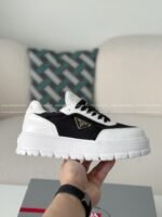 Prada Thick Sole Leather Shoes - Image 12