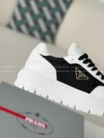 Prada Thick Sole Leather Shoes - Image 11