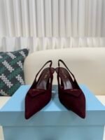 Prada 2025ss autumn suede high heels / heel height: 7.5cm - Image 3