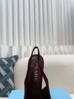 Prada 2025ss autumn suede high heels / heel height: 7.5cm - Image 7