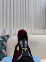 Prada 2025ss autumn suede high heels / heel height: 7.5cm - Image 6