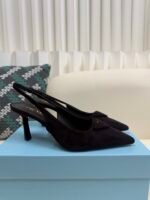 Prada 2025ss autumn suede high heels / heel height: 7.5cm