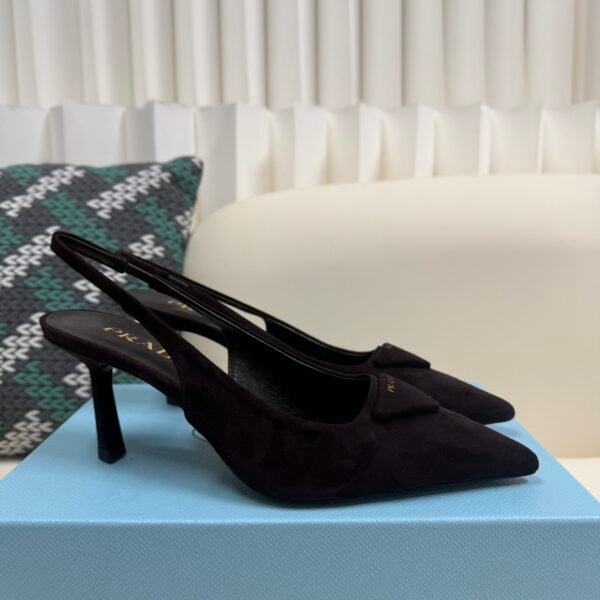 Prada 2025ss autumn suede high heels / heel height: 7.5cm