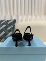 Prada 2025ss autumn suede high heels / heel height: 7.5cm - Image 4