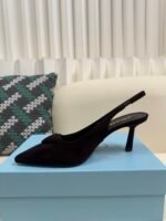 Prada 2025ss autumn suede high heels / heel height: 7.5cm - Image 6