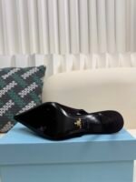 Prada 2025ss autumn suede high heels / heel height: 7.5cm - Image 11