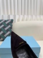 Prada 2025ss autumn suede high heels / heel height: 7.5cm - Image 8