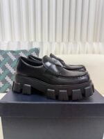 Prada height increasing leather shoes