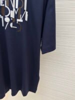 FENDI letter printed embroidered short sleeved shirt - Image 4