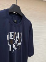 FENDI letter printed embroidered short sleeved shirt - Image 3