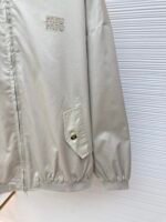 MIUMIU autumn and winter new stand up collar loose long sleeved jacket - Image 7